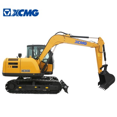 XCMG official XE80D 8ton cheap mini crawler excavator prices